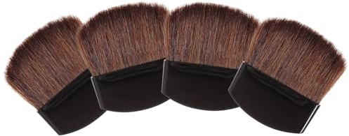 DECHOUS Brochas de Maquillaje para Rubor y Polvos Compactos, Pack de 4 Mini Pinceles para Maquillaje Facial, Recomendadas para Mujeres y Amigas