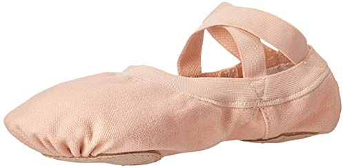 Bloch Girl's Pro Elastic Canvas Split-Sole Ballet Shoe Pink