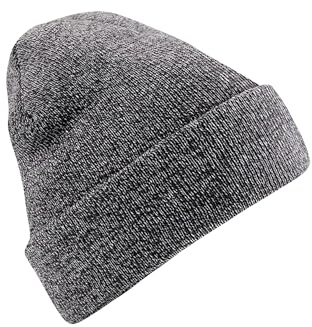 Beechfield Unisex's B045 manschettmössa, mörkgrå, en storlek