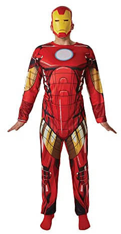 Rubies Official Adult's Marvel Iron Man Classic Costume - Standard Halloween