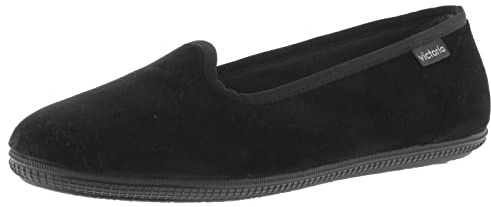 victoria Bailarinas Oda Terciopelo & Ribete Al Tono 1049114 para Mujer Negro 38