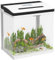 PawHut Aquarium 13L Glass Fish Tank w/Filter, LED Lighting, Water Pump