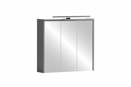 Schildmeyer Palermo Spiegelschrank 157493, Anthrazit, 65 x 16 x 62,7 cm