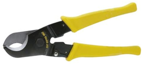 Alicates de corte para cables de 2.5mm a 20mm, mangos ergonómicos, acero resistente, ideales para instalaciones eléctricas y reparaciones.