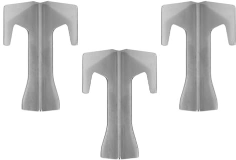 Spaceuse de Baril à Feu BBQ en Acier Inoxydable, Espaceur de Plaque de Feu Universel, Distance de 5 Cm, Matériau en Acier Inoxydable avec Plaque de Grill Plancha pour Bouilloire