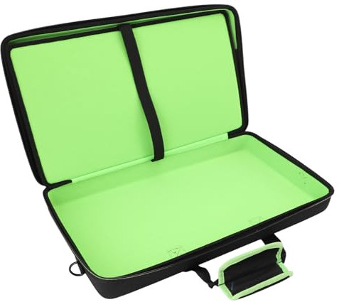 Sxhlseller DJ Contrôleur Case pour FLX4, FLX2, DDJ-400, SB2, SB3 - Sac de Voyage EVA étanche rembourré avec Compartiment pour Ordinateur Portable et Sangle Réglable