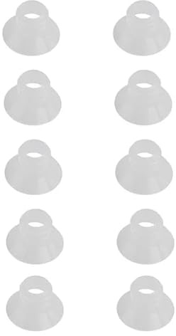 Ziyonix 10 Pièces Bouclier des Tire Lait, 13/15/17/19/21 mm Insert de Bride Accessoires D'allaitement Compatibles Teterelle pour Spectra/Medela/MomMed/Eufy/Lansinoh/Elvie