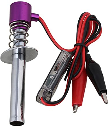 BQLZR Metal Purple Upgraded 6V -24V Electronic Glow Plug Starter Igniter Replacement for Nitro RC Car