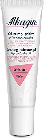 Alkagin Gel Intimo Lenitivo a base di Giglio, pH leggermente alcalino, Senza Profumo, Formato 30ml