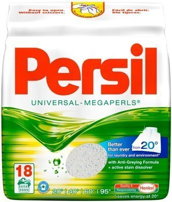 Persil Universal Megaperls Unser Bestes, detersivo per bucato, 18 WL (16+2 WL) by Yulo Inc.