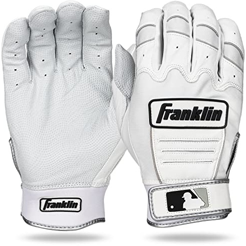 Franklin Sports MLB CFX PRO Batting Handschuhe, Herren, Pearl/White