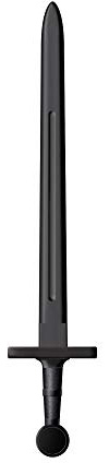 Cold Steel Training Sword - Made of High-Impact Polypropylene, Black