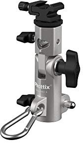 Phottix Varos PRO S - Rótula multifunción para paraguas, color gris