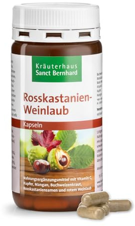 Horse Chestnut and Vine Leaves – 120 Capsules