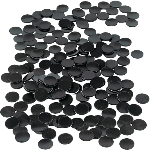 Elegant Black Self-Adhesive Dot Magnets Set - 0.5 (Pack of 200) - Ultra Strong Magnets for Crafts, Home, Office & More