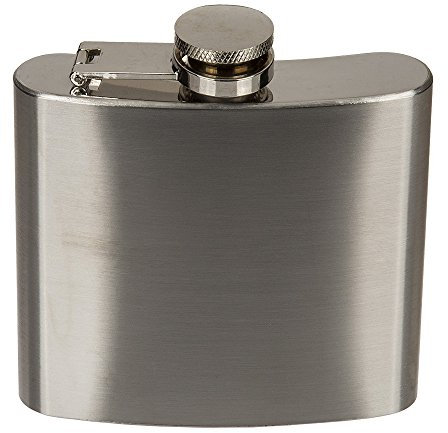 OOTB out of The Blue 70/2996 de Metal-petaca para 140 ml, 8 pcs en la Pantalla, Aproximadamente 10 x 9,5 cm