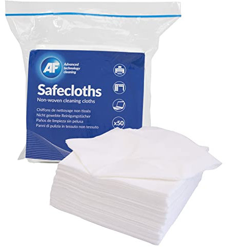 AF Lot de 50 Chiffons synthétiques de nettoyage de surfaces Safecloths