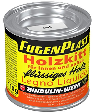 Fugenplast Holzkitt 110 g - verschiedene Farben (teak)