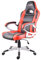 Simoni Racing SRS/C Bürostuhl mit Sport-Sitz, Schwarz und Rot