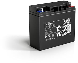 FIAMM blybatteri FG21803 12 volt 18 Ah med M5 skruvkontakt