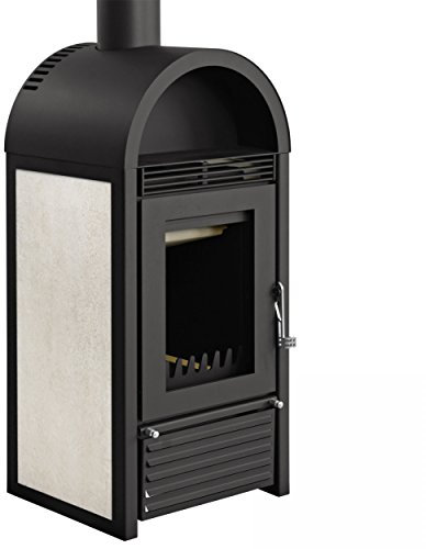 Schmitzker S55025 Kaminofen wasserführend Marbella Keramik beige/A