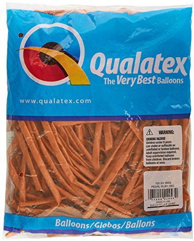 Qualatex 79701 260QORANGE 100CT Modellier- oder Drehballons, Orange