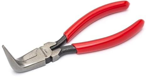 Crescent 8886CVN 6 Curved Needle Nose Solid Joint Pliers, Cushion Grip