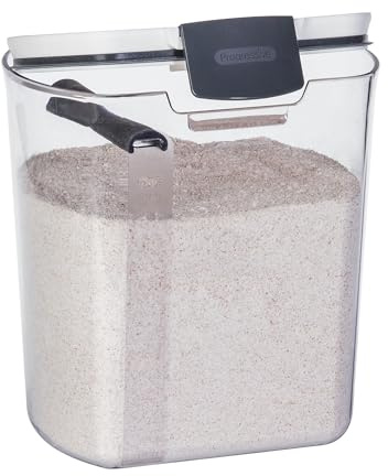 ProKeeper Flour Storage Container, 4-Quart, BPA-Free Plastic, Dishwasher Safe