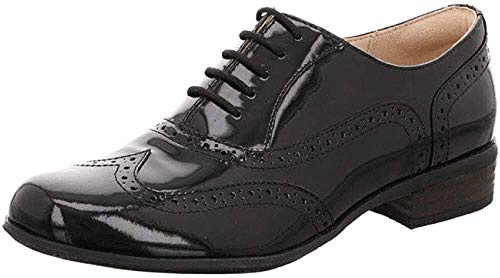 Clarks Hamble Oak Womens Black Pat, 6