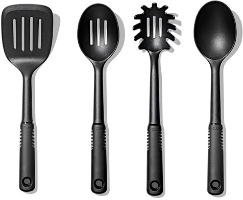 OXO Good Grips 4-Piece Nylon Tool Set, 2.3, Black