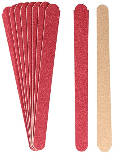TITANIA Sand-Nagelfeilen, Circa 12 cm, 10 Karte, Holzqualität, 1er Pack (1 x 19 g)