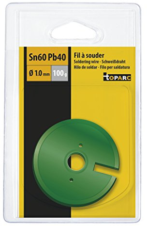Bobina con alambre de soldadura – 60% estaño – Ø 1,0 mm – 100 g