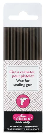 Herbin 35840T – paket med 6 speciella vaxpinnar för Was Guns, choklad