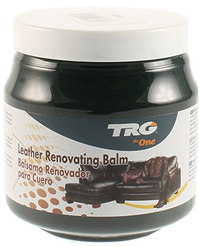 TRG the One Leather Renovating Balm, wax-based cream, cleanses and nourishes leather, Green, 300 ml