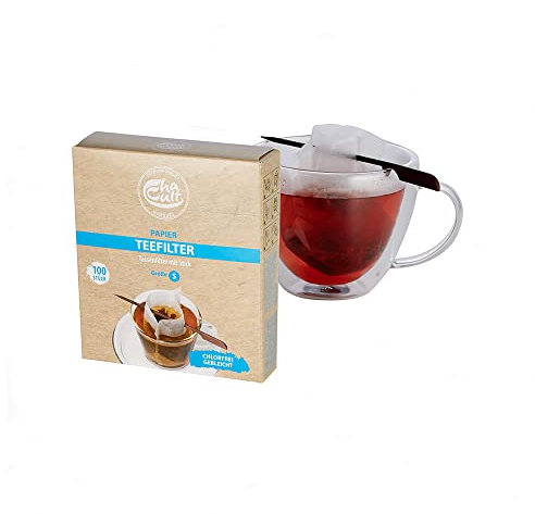 Lot de 100 sachets de thé en papier - Taille S - 1 bâtonnet