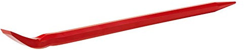 Rennsteig Montiereisen (Montierhebel, Richteisen), 500mm x 20mm, 6-Kant - Spezialstahl pulverbeschichtet, rot – 2735002
