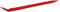 Rennsteig Montiereisen (Montierhebel, Richteisen), 500mm x 20mm, 6-Kant - Spezialstahl pulverbeschichtet, rot – 2735002