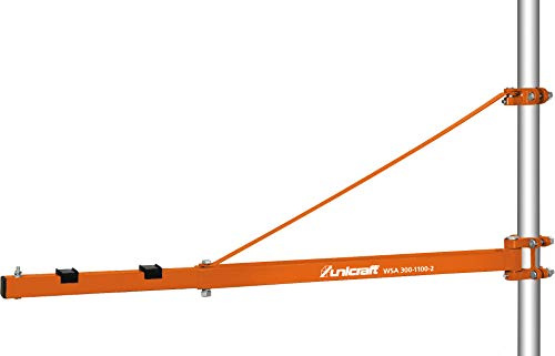 Unicraft Schwenkarm Wandarm WSA 300-1100-2 (für Elektro-Seilzüge, Tragkraft 300 kg, Ausladung 1100 mm), 6198605