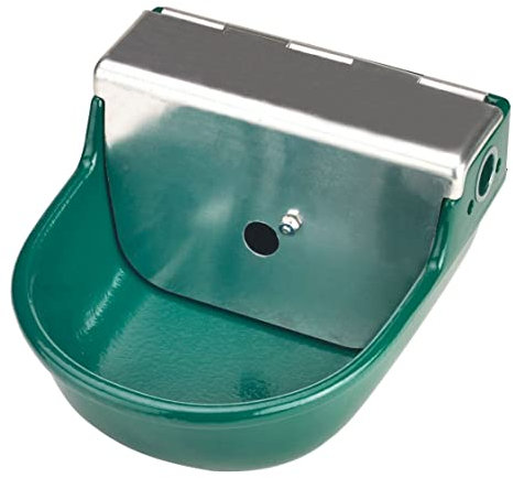 Kerbl Schwimmer-Tränkebecken, SN190, Niederdr.,2l,pulverbesch. grün