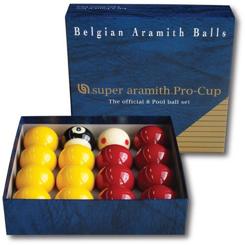 Billes ou Boules de Billard Pool Super Aramith Pro Aramith 50,8 mm - Aramith