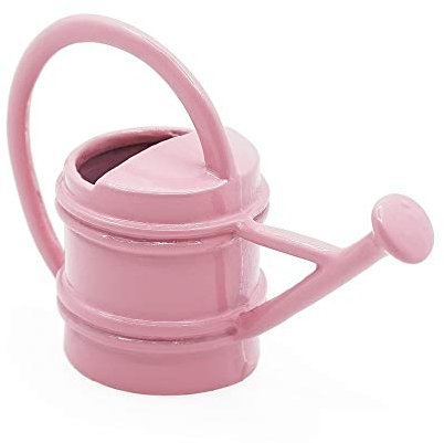 Odoria 1/12 Miniatur Gießkanne Giesskanne Puppenhaus Zubehör, Rosa