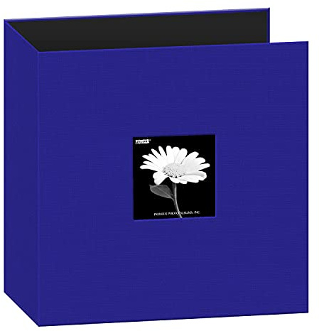 Pioneer 234-24 Fabric 3-Ring Binder Album 8.5X11-Blue