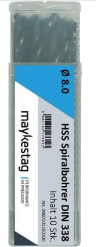 Alpen 60100225100 Spiralbohrer HSS DIN 338 RN 2,25mm