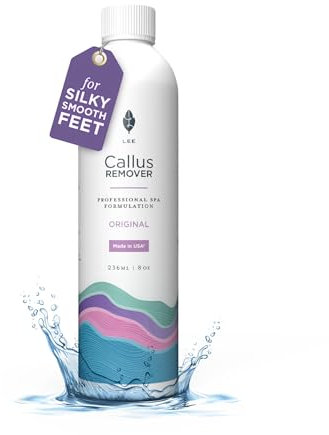 Lee Beauty Professional Best Callus Remover Callus Eliminator Liquid & Gel For Corn And Callus On Feet Does Better Job Than Electric Shaver & foot scrubber.