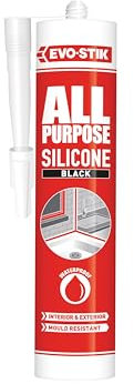 EVO-STIK All Purpose Silicone Sealant, Flexible, Suitable for a Host of Different Applications, Colour: Black
