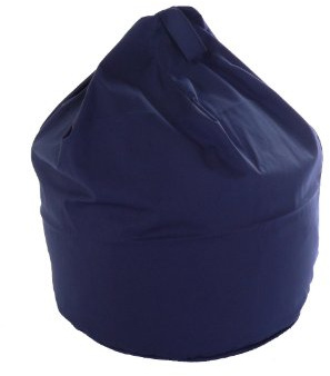 BeanLazy LARGE SIZE Cotton Drill Bean Bag With Beans In Navy Blue