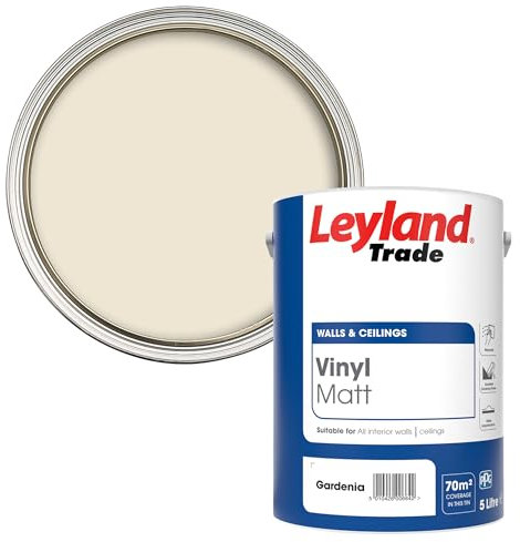 Leyland Trade Vinyl Matt Emulsion Paint - Gardenia 5L