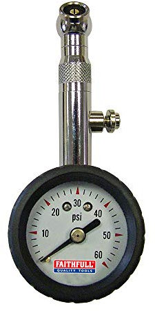 Faithfull FAIAUPGAUGE Tyre Pressure Dial Gauge