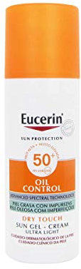 Eucerin Sun Protection Oil Control Gel-Crème avec SPF 50+, 50 ml