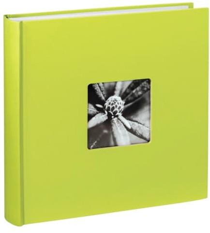 Hama Jumbo Album Fine Art, 100 White Pages, Photo Album, Kiwi/Green, 30 x 30 cm